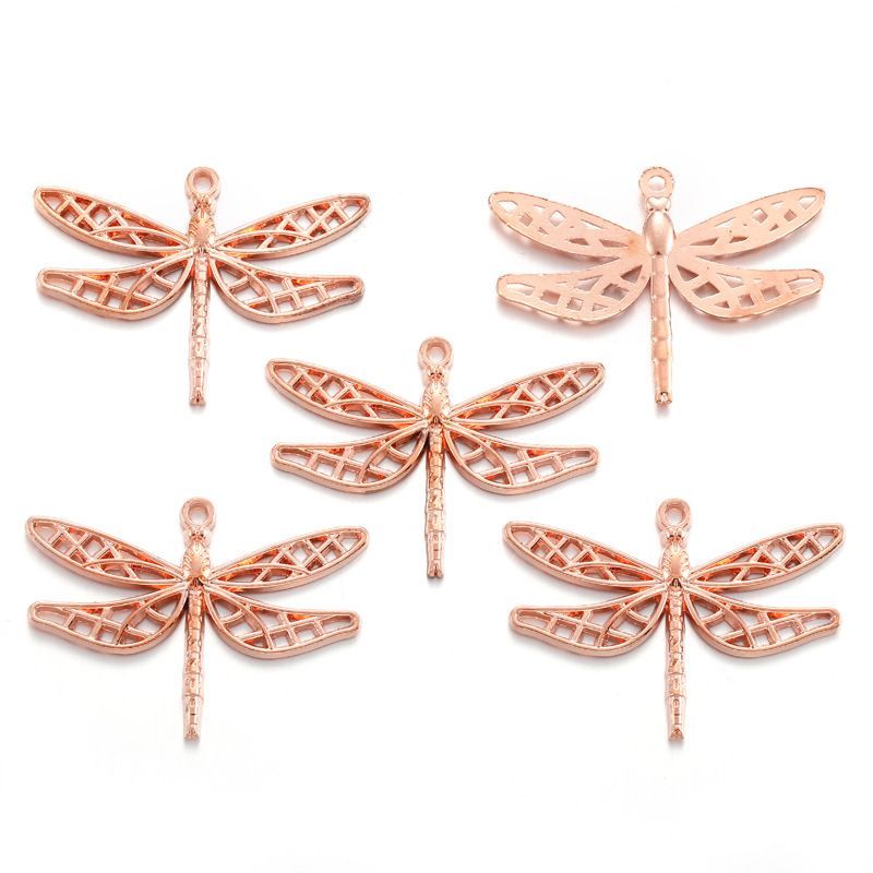 1 PCS Dragonfly Jewelry Making Findings Charm 25x35mm