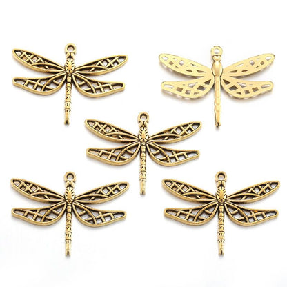 1 PCS Dragonfly Jewelry Making Findings Charm 25x35mm