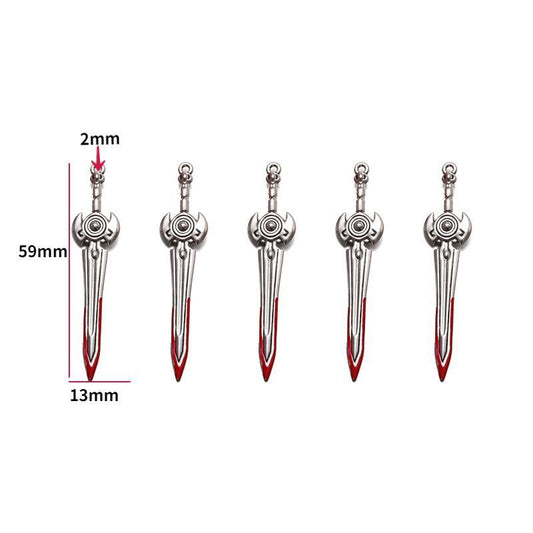 1PCS Ninja Blade Collection Charm For Jewelry Making Findings