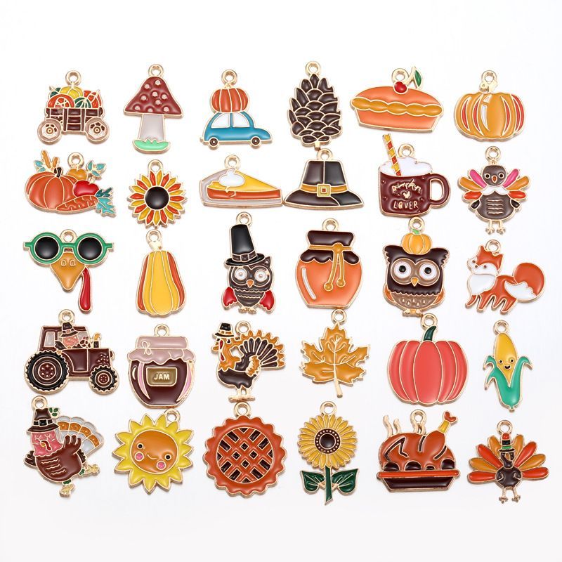 1PCS Thanksgiving Collection Charm For Jewelry Making Findings