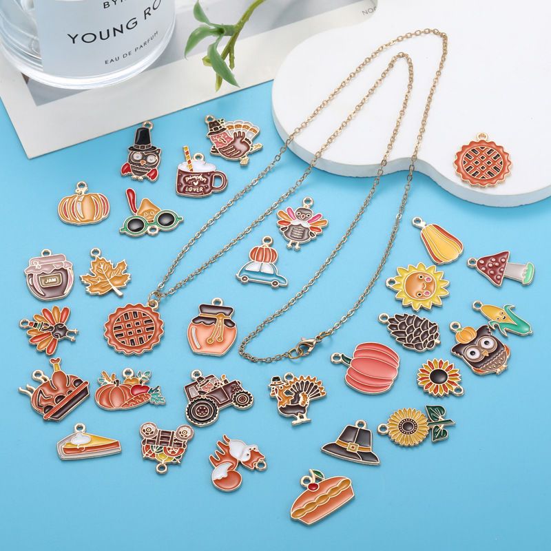 1PCS Thanksgiving Collection Charm For Jewelry Making Findings