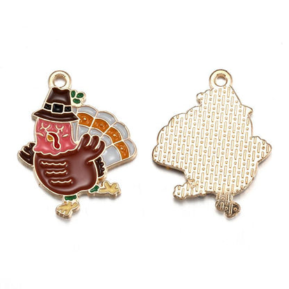 1PCS Thanksgiving Collection Charm For Jewelry Making Findings