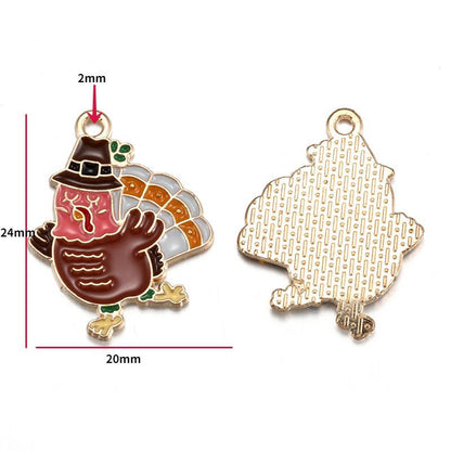 1PCS Thanksgiving Collection Charm For Jewelry Making Findings