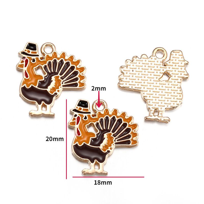 1PCS Thanksgiving Collection Charm For Jewelry Making Findings