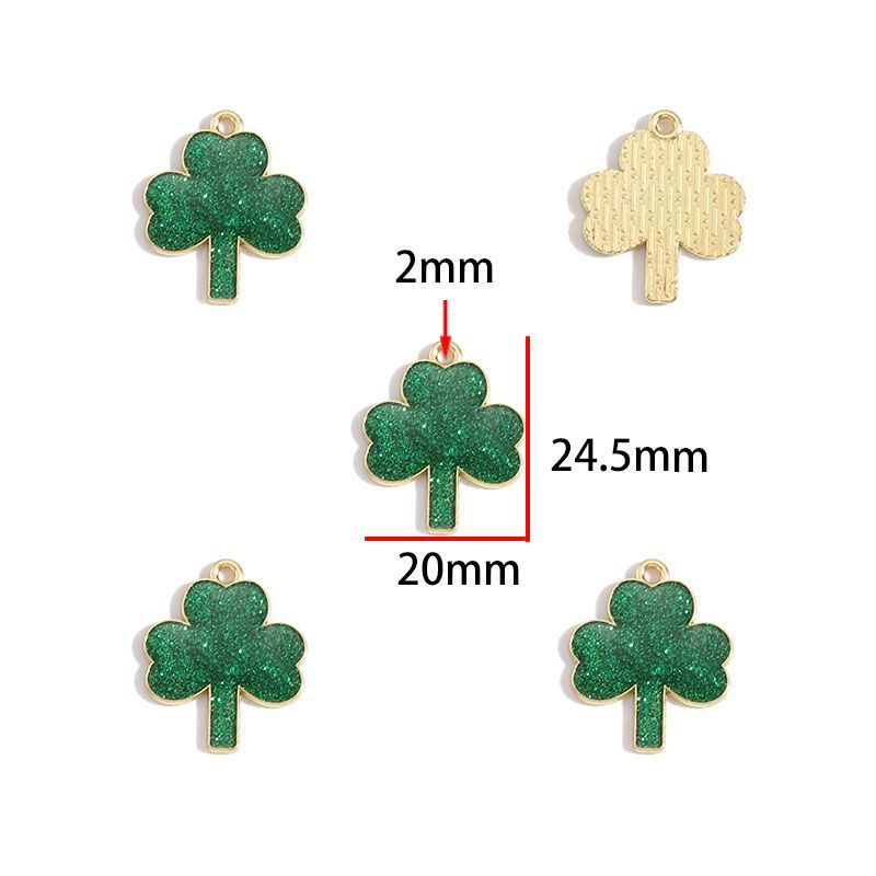 5PCS St Patrick Day Collection Charm For Jewelry Making Findings