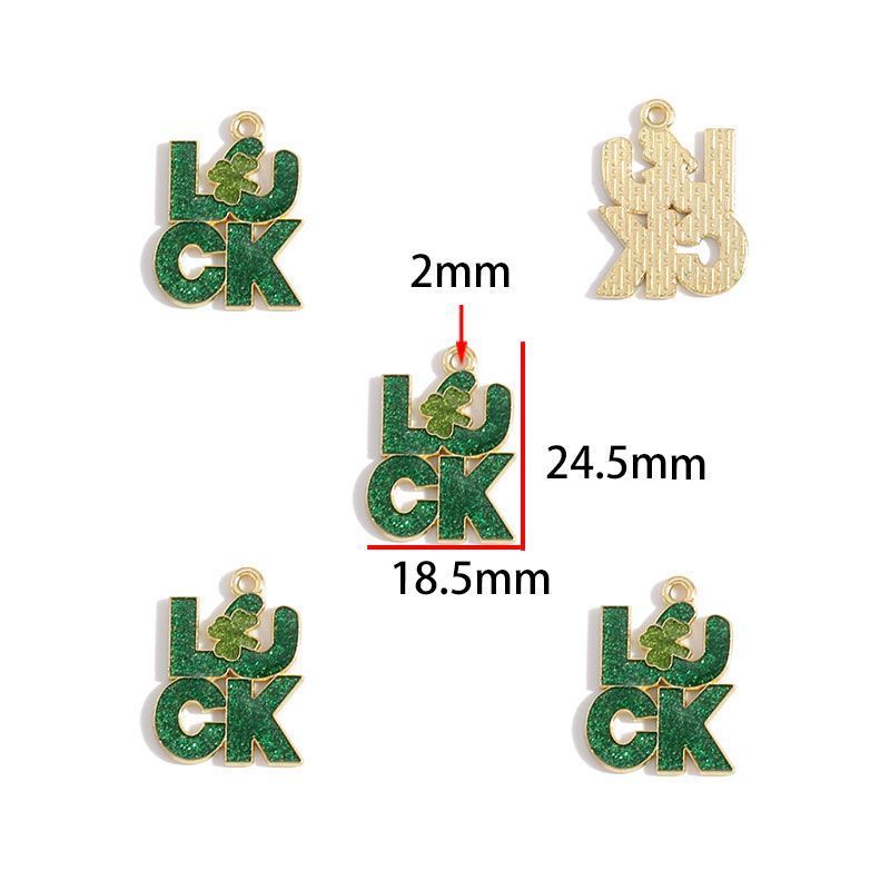 5PCS St Patrick Day Collection Charm For Jewelry Making Findings