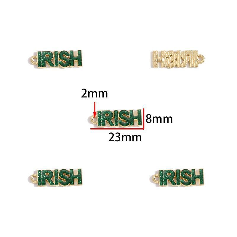 5PCS St Patrick Day Collection Charm For Jewelry Making Findings