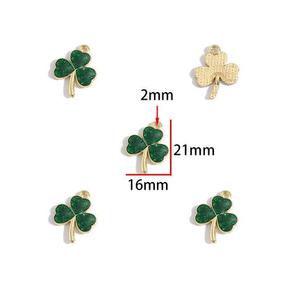 5PCS St Patrick Day Collection Charm For Jewelry Making Findings