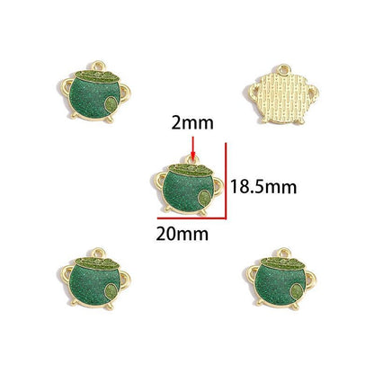 5PCS St Patrick Day Collection Charm For Jewelry Making Findings