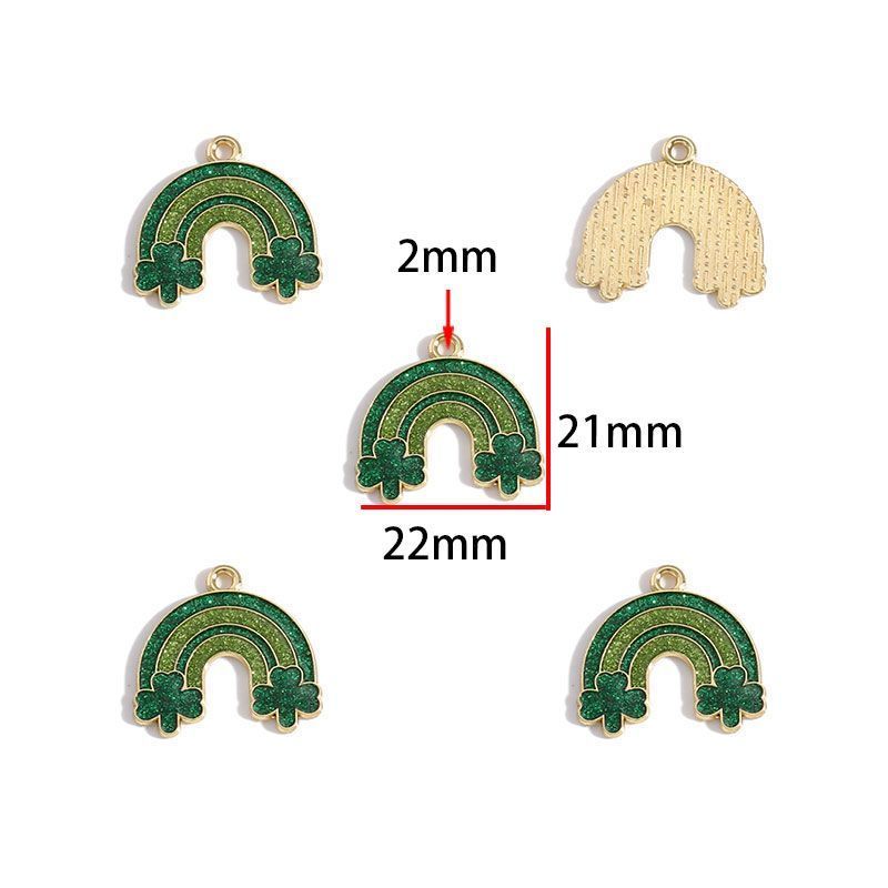 5PCS St Patrick Day Collection Charm For Jewelry Making Findings