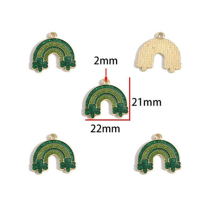 5PCS St Patrick Day Collection Charm For Jewelry Making Findings