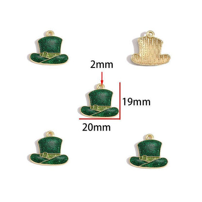 5PCS St Patrick Day Collection Charm For Jewelry Making Findings