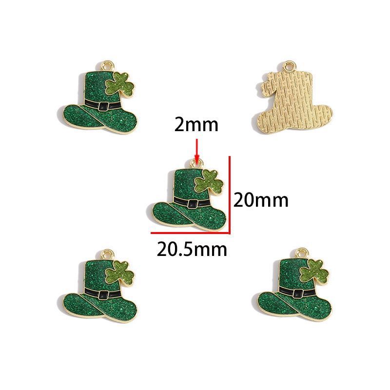 5PCS St Patrick Day Collection Charm For Jewelry Making Findings