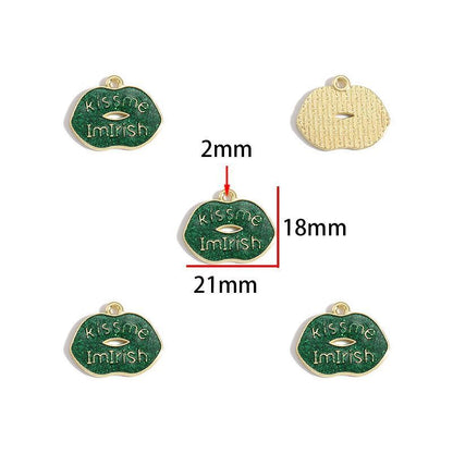 5PCS St Patrick Day Collection Charm For Jewelry Making Findings