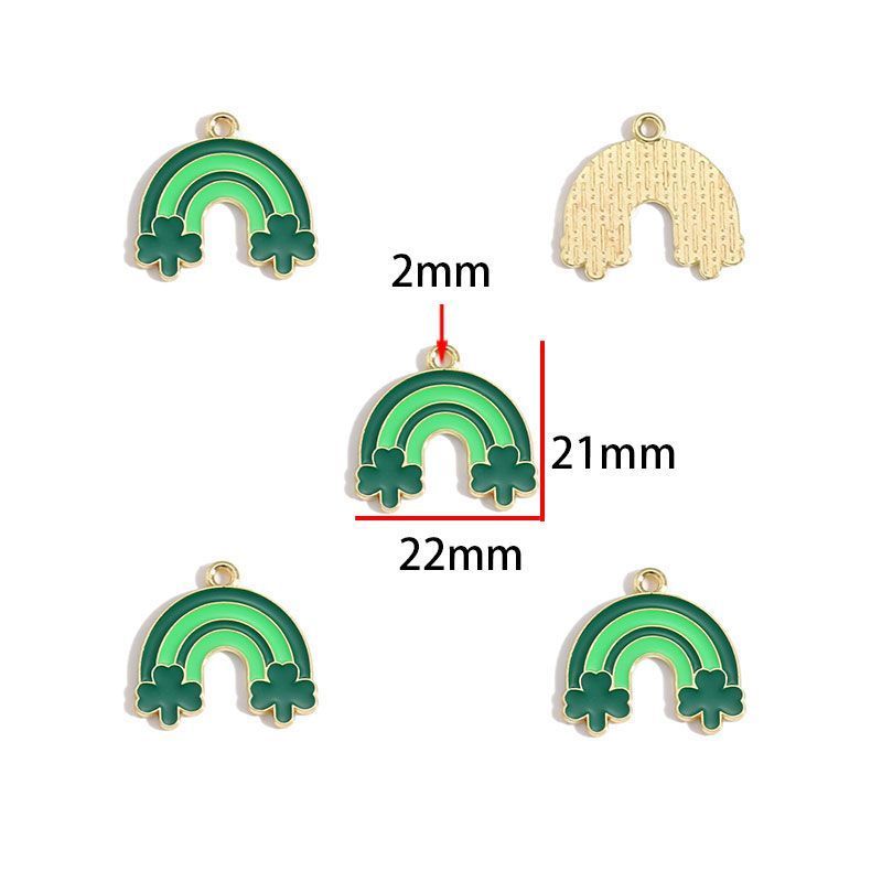 5PCS St Patrick Day Collection Charm For Jewelry Making Findings