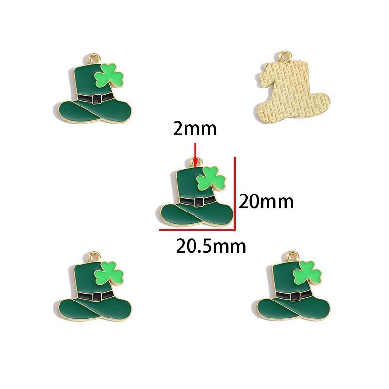 5PCS St Patrick Day Collection Charm For Jewelry Making Findings