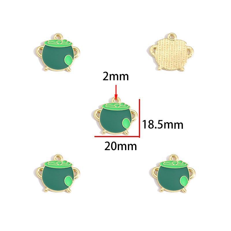 5PCS St Patrick Day Collection Charm For Jewelry Making Findings