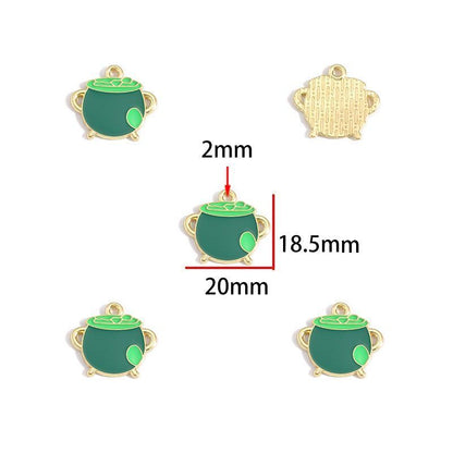 5PCS St Patrick Day Collection Charm For Jewelry Making Findings