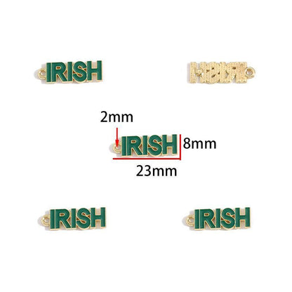 5PCS St Patrick Day Collection Charm For Jewelry Making Findings