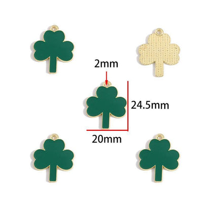 5PCS St Patrick Day Collection Charm For Jewelry Making Findings