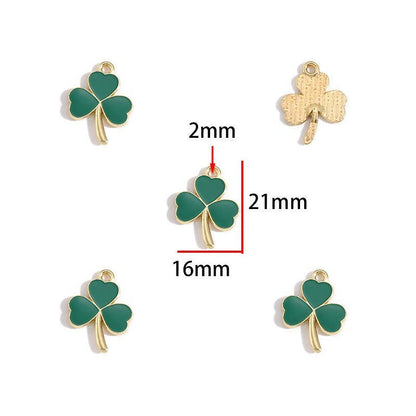 5PCS St Patrick Day Collection Charm For Jewelry Making Findings