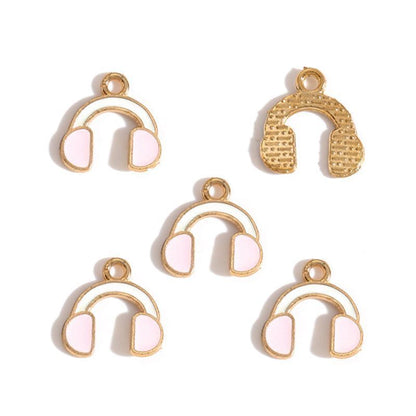 5PCS Music-Theme Collection Charm For Jewelry Making Findings