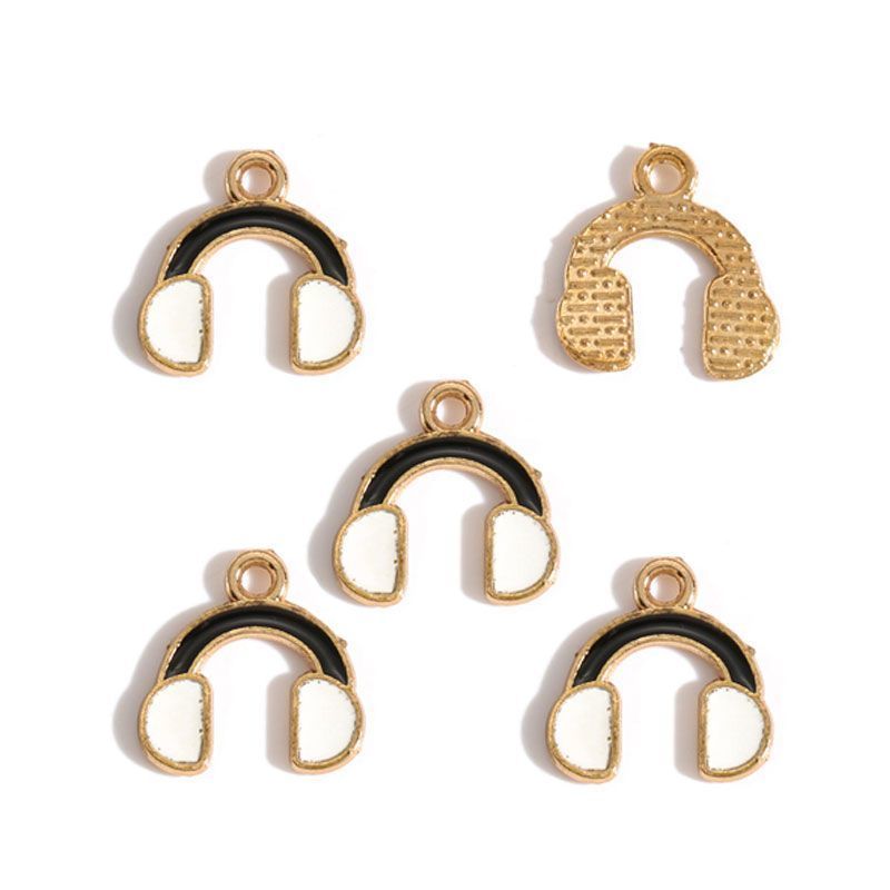 5PCS Music-Theme Collection Charm For Jewelry Making Findings