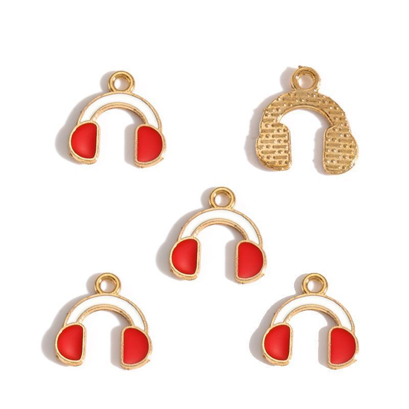 5PCS Music-Theme Collection Charm For Jewelry Making Findings