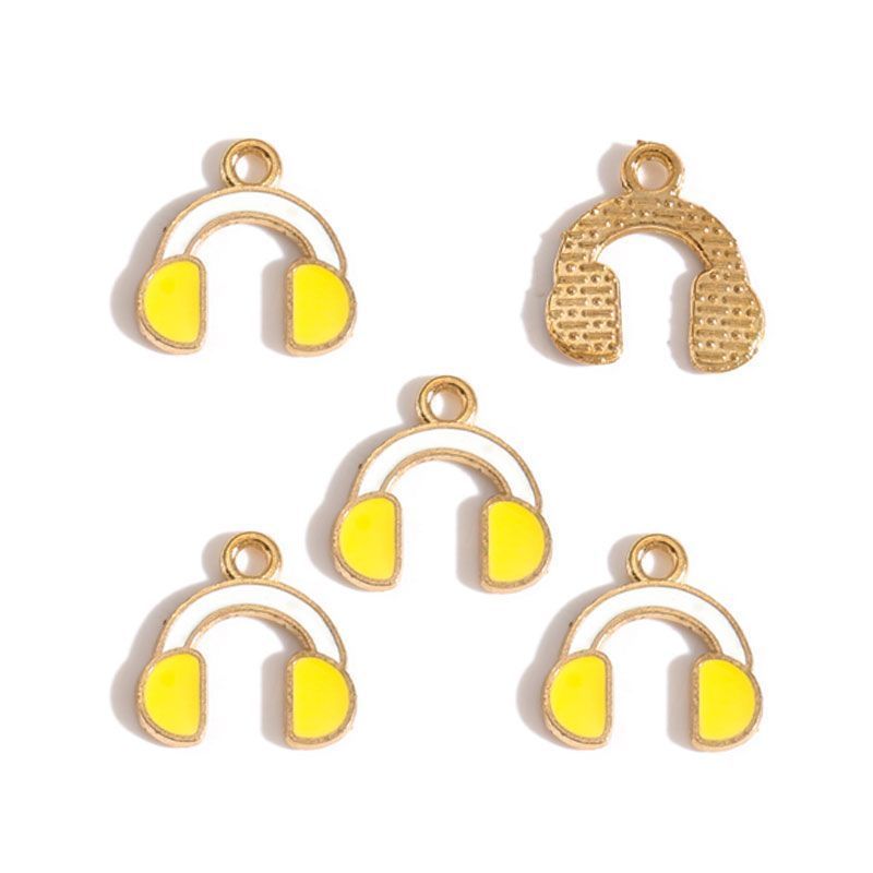 5PCS Music-Theme Collection Charm For Jewelry Making Findings