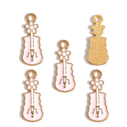 5PCS Music-Theme Collection Charm For Jewelry Making Findings