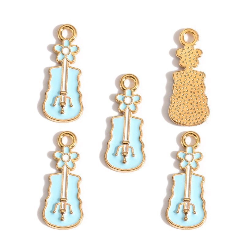 5PCS Music-Theme Collection Charm For Jewelry Making Findings