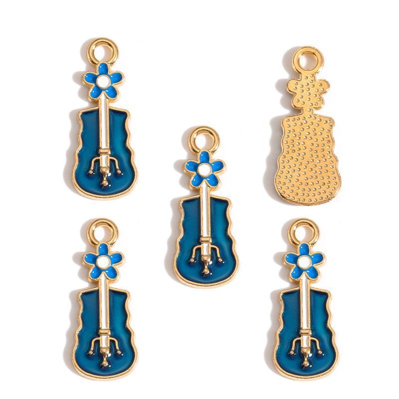 5PCS Music-Theme Collection Charm For Jewelry Making Findings