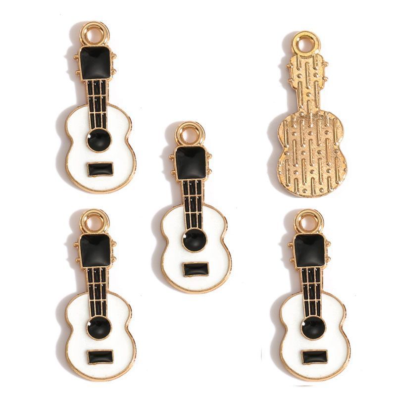 5PCS Music-Theme Collection Charm For Jewelry Making Findings