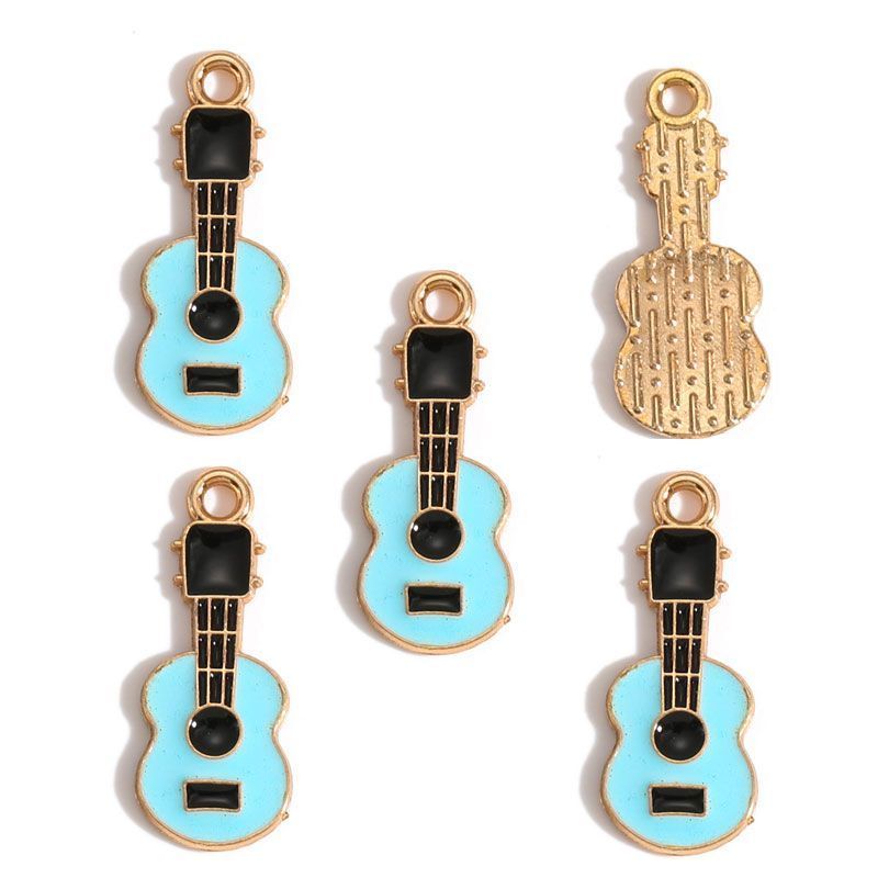 5PCS Music-Theme Collection Charm For Jewelry Making Findings