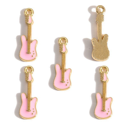 5PCS Music-Theme Collection Charm For Jewelry Making Findings