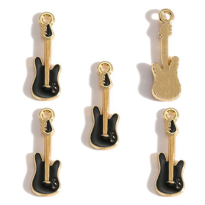 5PCS Music-Theme Collection Charm For Jewelry Making Findings