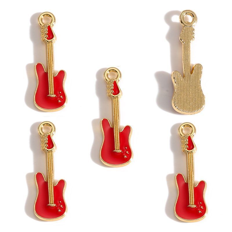 5PCS Music-Theme Collection Charm For Jewelry Making Findings