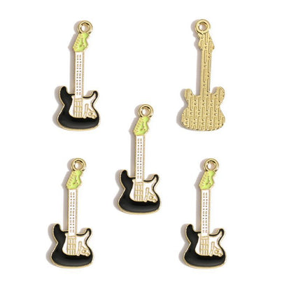 5PCS Music-Theme Collection Charm For Jewelry Making Findings