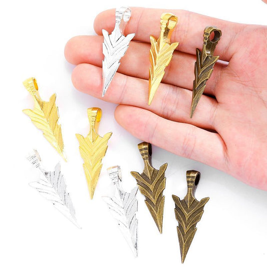 3PCS Arrow Head Jewelry Making Findings 19x46mm