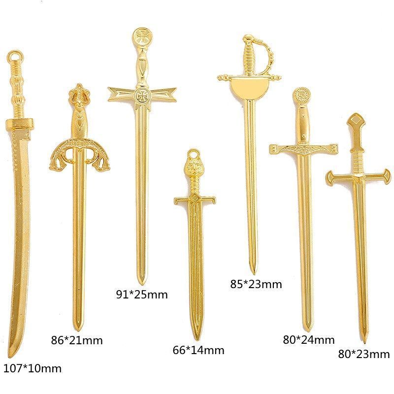 Medieval Sword Charm Collection For Jewelry Making Findings