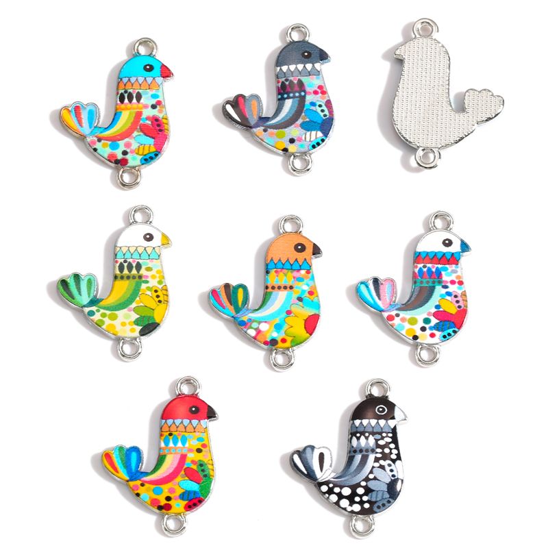 2PCS Hummingbirds Collection Charm For Jewelry Making Findings