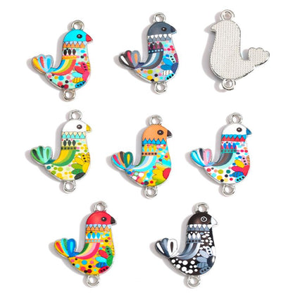 2PCS Hummingbirds Collection Charm For Jewelry Making Findings