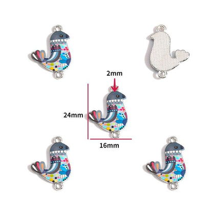 2PCS Hummingbirds Collection Charm For Jewelry Making Findings