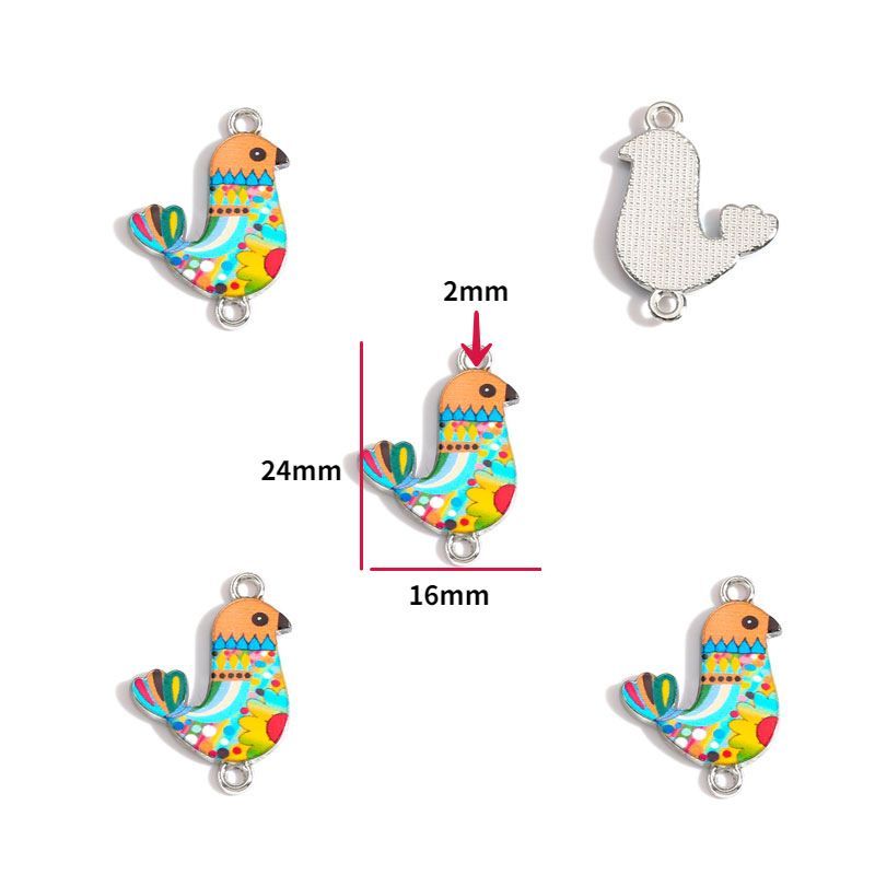 2PCS Hummingbirds Collection Charm For Jewelry Making Findings