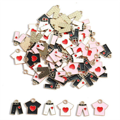 1PCS T-shirt & Pants Charm for Jewelry Making Findings