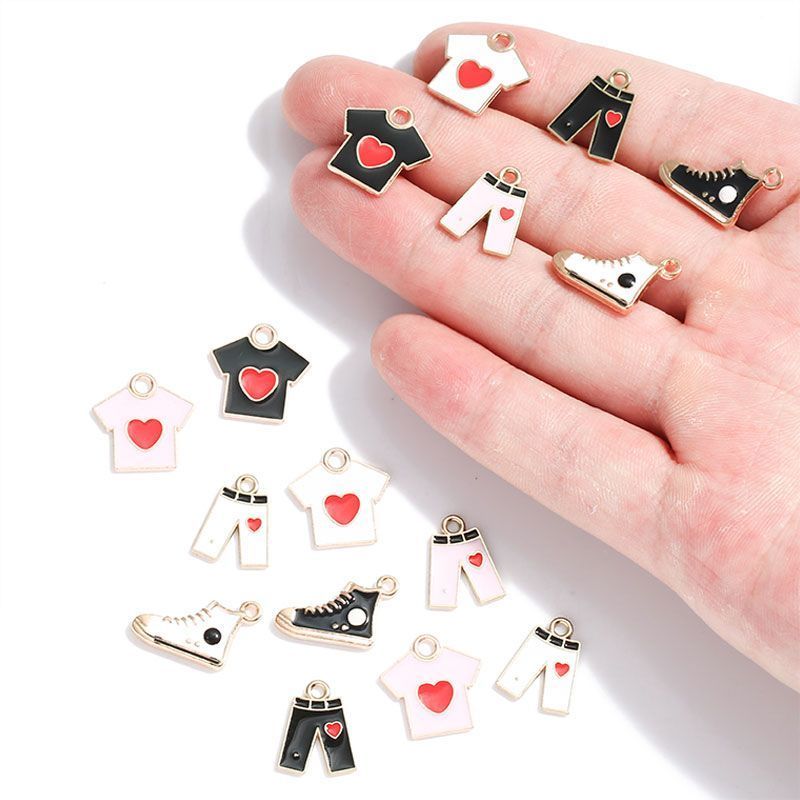 1PCS T-shirt & Pants Charm for Jewelry Making Findings