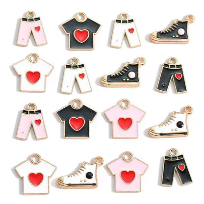 1PCS T-shirt & Pants Charm for Jewelry Making Findings