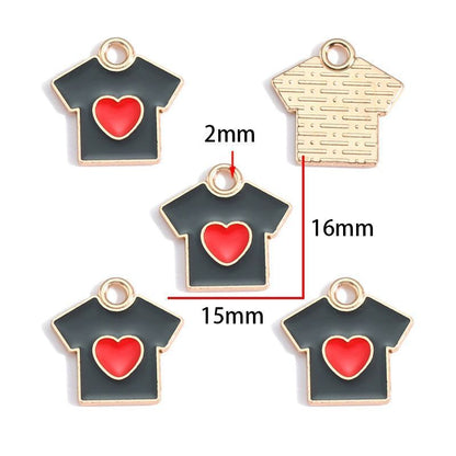 1PCS T-shirt & Pants Charm for Jewelry Making Findings