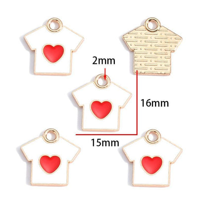 1PCS T-shirt & Pants Charm for Jewelry Making Findings