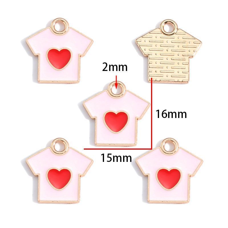 1PCS T-shirt & Pants Charm for Jewelry Making Findings